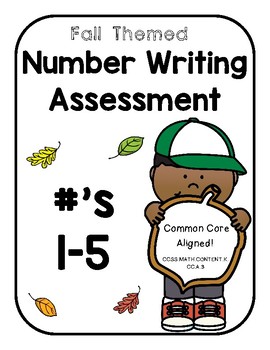 Preview of Number Writing Assessment (1-5)