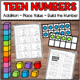 Teen Numbers: Base Ten & Ten Frames | Decomposing Numbers