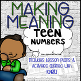 Teen Numbers Composing and Decomposing Lesson Plans and Ac
