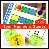 Teen Numbers Games and Centers Kindergarten