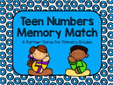 Teen Numbers Memory Match Game