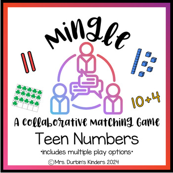 Preview of Teen Numbers Mingle Game