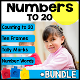 Numbers 1 to 20 Worksheets, Number Writing to 20, Tally Ma
