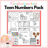 Teen Numbers Pack for Kindergarten and Grade 1