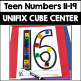 Teen Numbers Place Value Math Center With Unifix Cubes