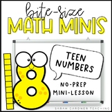 Teen Numbers | Place Value | Math Mini-Lesson | Google Sli