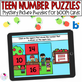 Fall Teen Numbers with Ten Frames - Mystery Picture Puzzle
