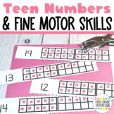 Teen Numbers Centers Fine Motor Hole Punch