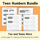 Teen Numbers Bundle (Ten and Some More)
