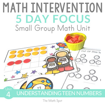 Preview of Teen Numbers Unit | 1st Grade Small Group Math Intervention