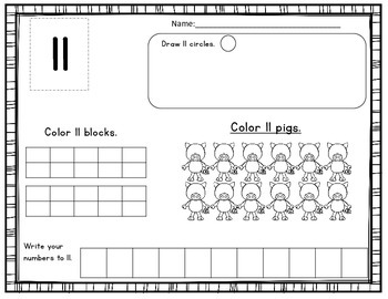 Teen Numbers Worksheets by Ashley Fredrick | Teachers Pay Teachers