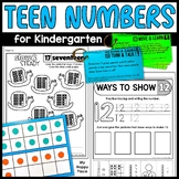 Teen Numbers Kindergarten Worksheets and Activities – Deco