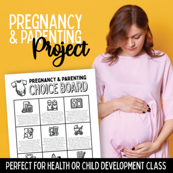 Preview of Teen Pregnancy and Parenting Project Choice Board