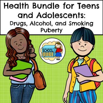 Preview of Teen and Adolescent Health Bundle: Puberty, Drugs, Alcohol, Smoking, and Vaping