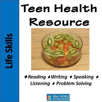 Preview of Health literacy printables for life skills transition and ESL