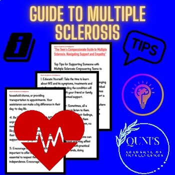 Preview of Teen's Compassionate Guide to Multiple Sclerosis Navigating Support & Empathy!