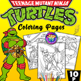 Teenage Mutant Ninja Turtle Coloring Pages PDF