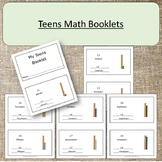 Teens Booklet Math Numerals and Numbers Montessori