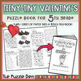 Teeny-Tiny Valentine's Puzzle Book for Fifth Graders