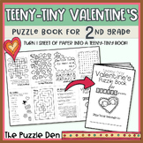 Teeny-Tiny Valentine's Puzzle Book for Second Graders