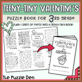 Teeny-Tiny Valentine's Puzzle Book for Third Graders
