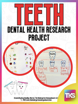Preview of Teeth! A Dental Health Research and Writing Project