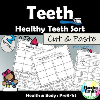 Preview of Teeth | Healthy Teeth Sort {Dental Healthy Hygiene}