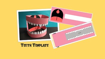 Halloween Craft  Simple 3D Halloween Vampire Teeth Activity Paper