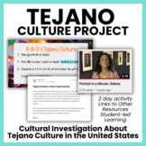 Tejano Culture Project | High School Spanish Culture Project