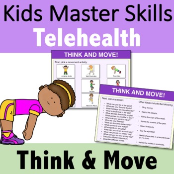 Preview of Telehealth Online Movement Break: Think & Move