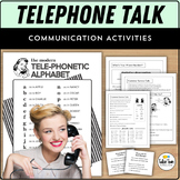 Telephone Talk: Phone numbers, phonetic codes, role play, 
