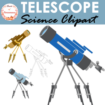 Preview of Telescope Instrument Science Clipart | Free