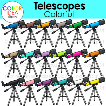 Preview of Telescopes - Colorful