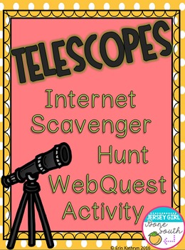 Preview of Telescopes Internet Scavenger Hunt WebQuest Activity
