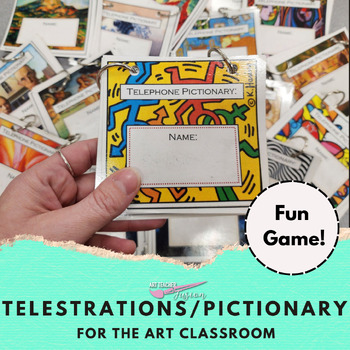 Preview of Telestrations/ Pictionary Game for the Art Classroom