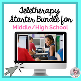 Teletherapy Starter Bundle for Middle/High School No Print Speech
