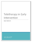 Teletherapy Family Email Templates