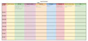 Preview of Teletherapy- Friendly! Weekly Session Data Sheets