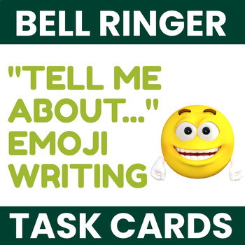 Preview of Tell Me About...BELL RINGER Task Cards/Notebook - ONE MONTH