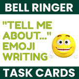Tell Me About...BELL RINGER Task Cards/Notebook - ONE MONTH