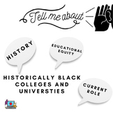 Tell Me About: HBCUs Informational Text~ Black History~