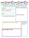 Tell Me About Your Child Paper Worksheets & Teaching Resources | TpT