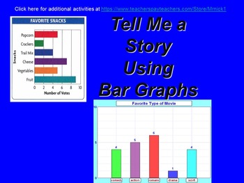 Preview of Tell Me a Story using Bar Graphs