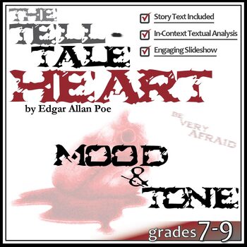 Preview of Identify & Analyze Mood & Tone in Edgar Allan Poe's The Tell-Tale Heart Activity