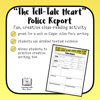 tell tale heart police report assignment