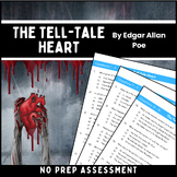 Tell-Tale Heart Quiz Poe Test Edgar Allan Poe Gothic Liter