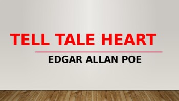 Preview of Tell Tale Heart by Edgar Allan Poe
