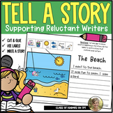 Tell a Story for Reluctant Writers: Beach Theme Kindergart