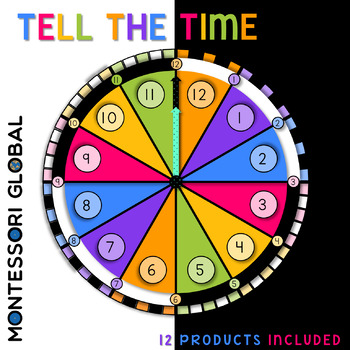 Preview of Tell the Time | Montessori Cards and Boom Cards™