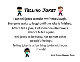 Telling Jokes in Speech Therapy